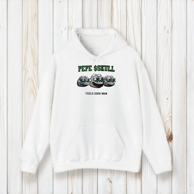 Pepe $skull Feels Good Man T-Shirt1