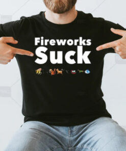 Planet Paws Media Fireworks Suck T-Shirt3