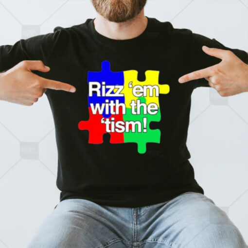 Puzzle Rizz ‘Em With The ‘Tism T-Shirt3