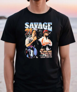 Savage 21 I Know Satan Down That Path But God Walkin’ With Me T-Shirt3