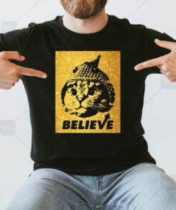 Shark Cat Solana Believe Gold T-Shirt3