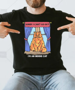 Sorry I Can’t Go Out I’m An Inside Cat T-Shirt3