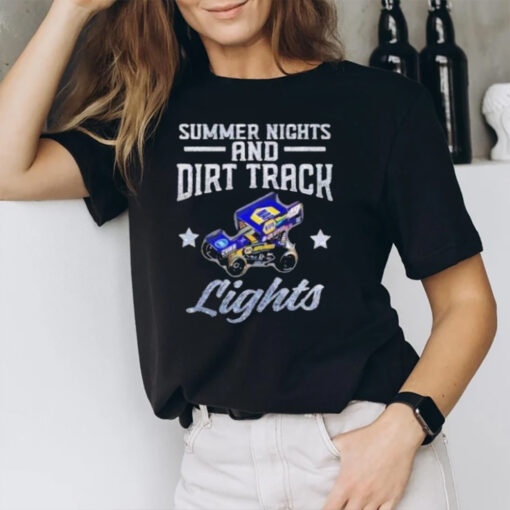 Summer Nights And Dirt Track Lights T-Shirt2