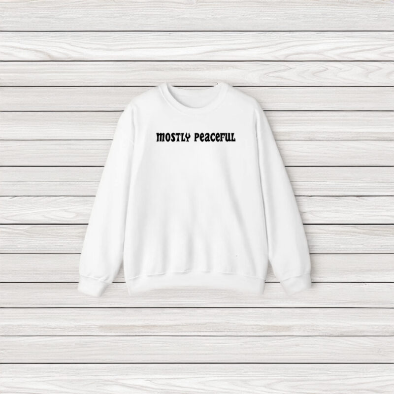 Tayler Hansen Mostly Peaceful T-Shirt3