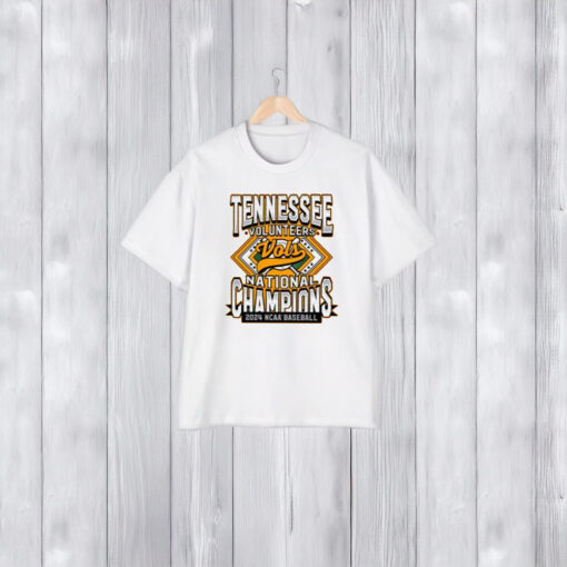 Tennessee Volunteers Vols National Champions 2024 NCAA Baseball T-Shirt1