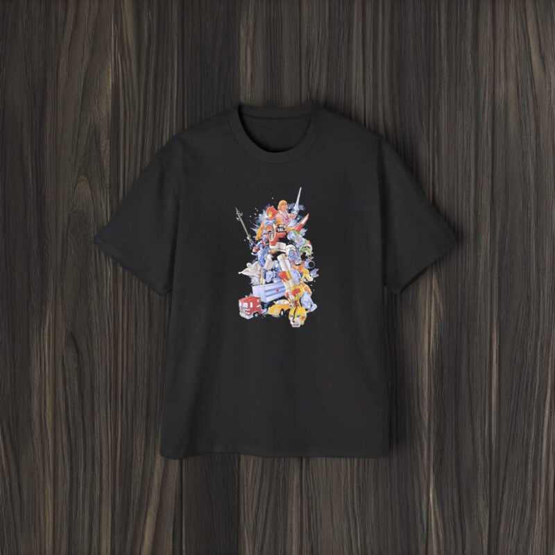 The 80’s Fuking Ruled Cartoon Characters T-Shirt1