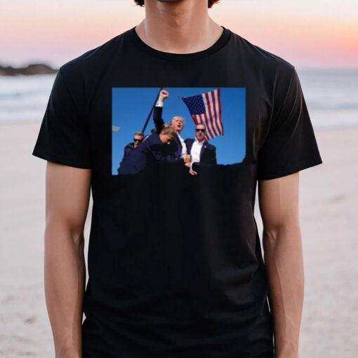 The Election Is Over Donald Trump Was Shot Images T-Shirt2