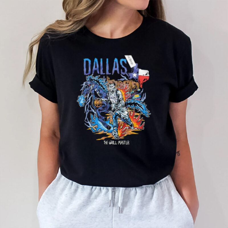 The Grill Master Luka Doncic Dallas Mavericks T-Shirt2