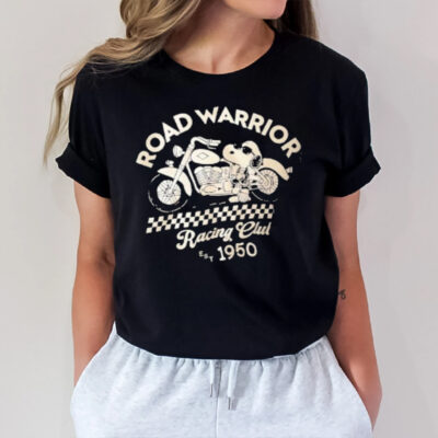 The Peanuts Snoopy And Classic Bike Road Warrior Racing Club Est 1950 T-Shirt2