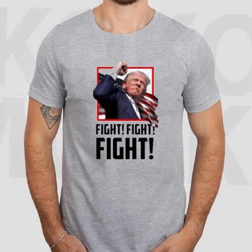 Trump Fight! After Gunshots T-Shirts3