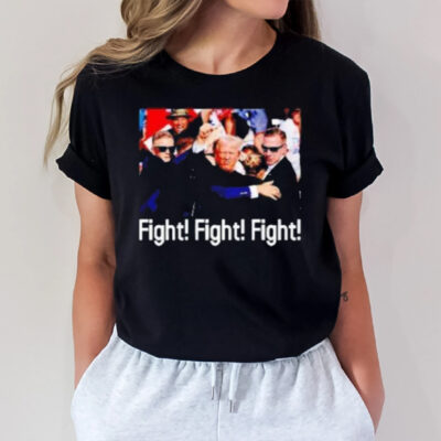 Trump Says Fight Fight Fight After Shot T-Shirt3