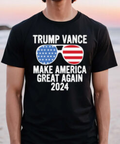 Trump Vance 2024 Make America Great Again Sunglasses T-Shirt2