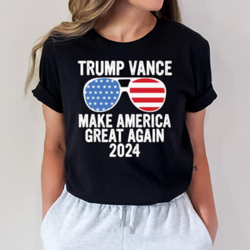 Trump Vance 2024 Make America Great Again Sunglasses T-Shirt3