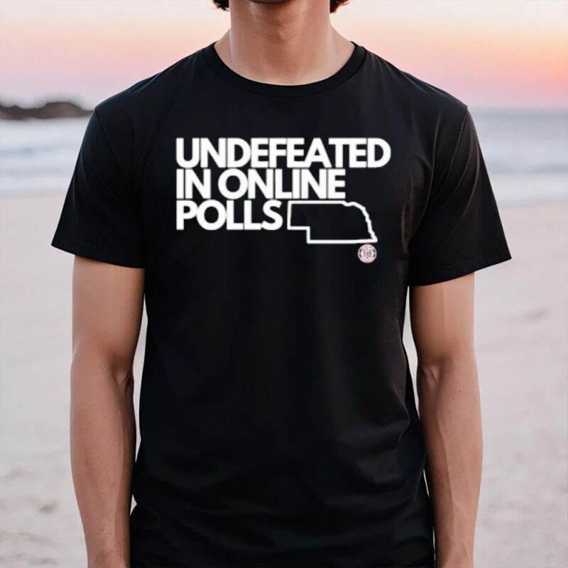 Undefeated In Online Polls Map T-Shirt3