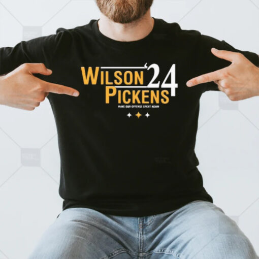 Wilson 24 Pickens Make Our Offense Great Again T-Shirt3