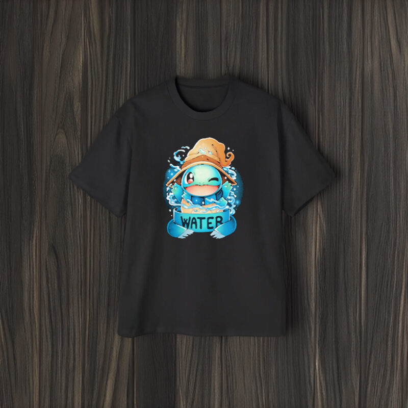 Wizard Water Squirtle T-Shirt1