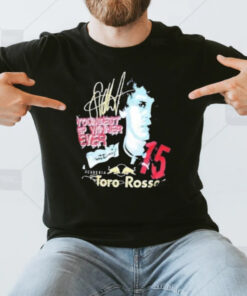 Youngest Gp Winner Ever Scuderia Toro Rosso Signature T-Shirt3