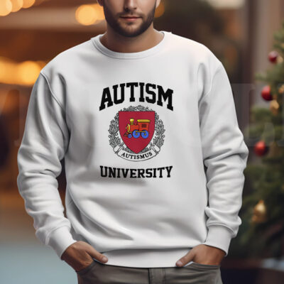 Autism University Crewneck Sweatshirt , T-shirt , Hoodie , Long Sleeve T-shirt3