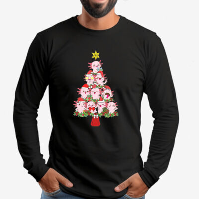 Axolotl Christmas Tree Sweatshirt , T-shirt , Hoodie , Long Sleeve T-shirt2