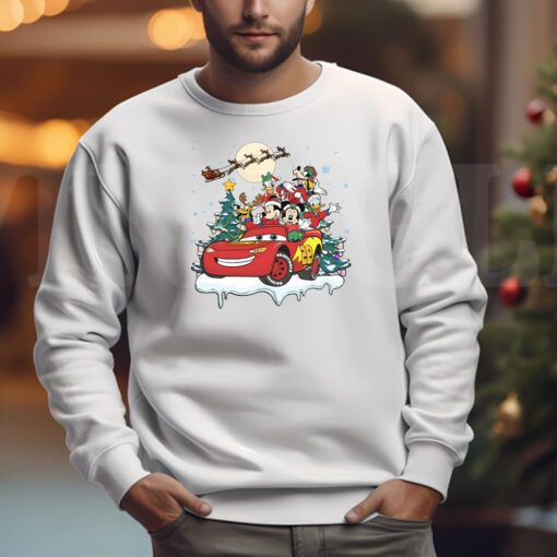 McQueen and Friends Christmas Sweatshirt , T-shirt , Hoodie , Long Sleeve T-shirt2