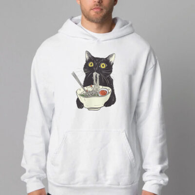 Ramen Cat Sweatshirt , T-shirt , Hoodie , Long Sleeve T-shirt Cat Lover 2