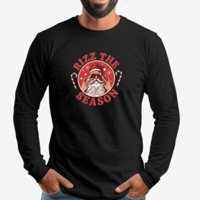 Rizz the Season Sweatshirt , T-shirt , Hoodie , Long Sleeve T-shirt , Merry Rizzmas 2