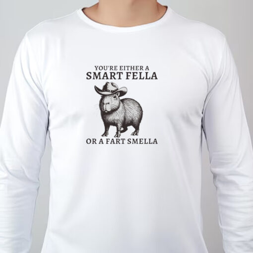 You're Either A Smart Fella Or A Fart Smella Sweatshirt , T-shirt , Hoodie , Long Sleeve T-shirt