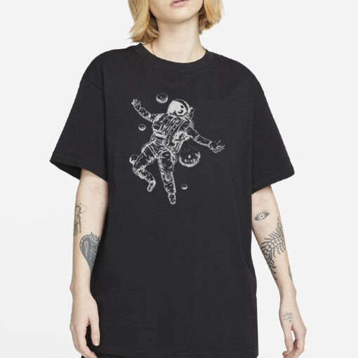 Astronauts T-Shirt Various Sizes & Colours Ink Drawing Tee