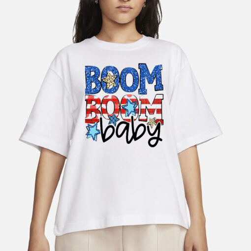 Boom Boom Baby 4th of July Shirt, Independence Day Shirt, July 4 Tees, American Shirt, Patriotic Shirt, Fireworks Shirt, USA Shirt July Four