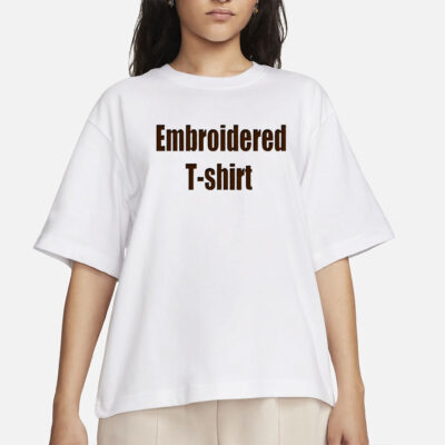 Custom T Shirt Personalized Embroidered T-Shirts Embroidered Tee Vintage Top Embroidered Tshirt