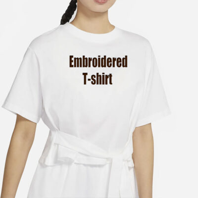 Custom T Shirt Personalized Embroidered T-Shirts Embroidered Tee Vintage Top Embroidered Tshirt