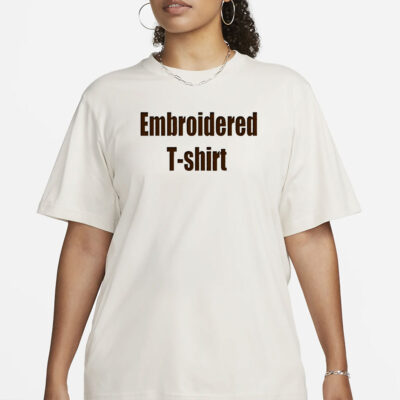 Custom T Shirt Personalized Embroidered T-Shirts Embroidered Tee Vintage Top Embroidered Tshirt