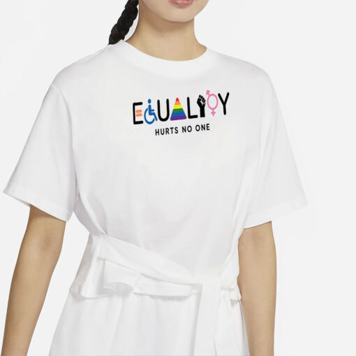 Equality Hurts No One Shirt, Black Lives Matter, Equal Rights, Pride Shirt, LGBT Shirt, Social Justice,Human Rights, Anti Racism, Gay Pride