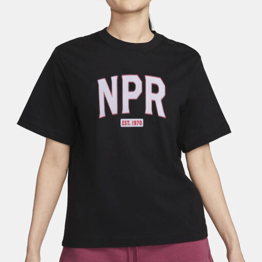 npr vintage navy shirt-Unisex T-Shirt