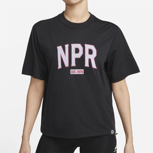 npr vintage navy shirt-Unisex T-Shirt