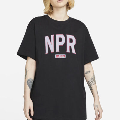 npr vintage navy shirt-Unisex T-Shirt