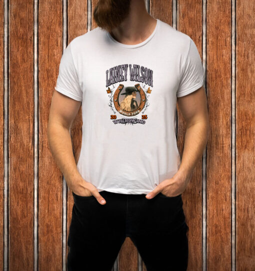 Lainey Wilson Whirlwind World Tour Horseshoe T-Shirt4