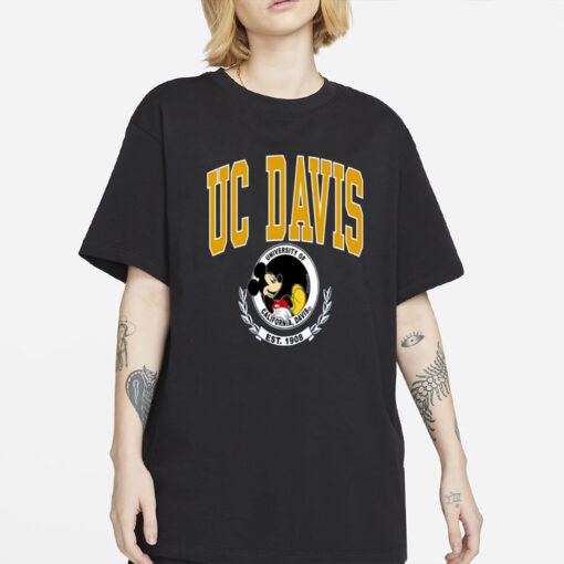 UC Davis Mickey Mouse T-Shirt-Unisex T-Shirt